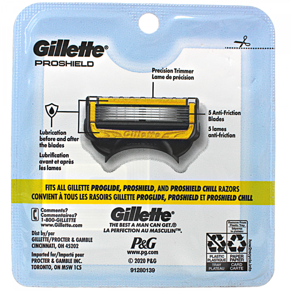 Gillette Fusion Proshield 8carts/3