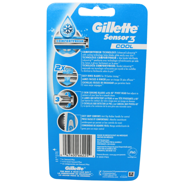 Gillette Sensor Cool 5ct (B) /12