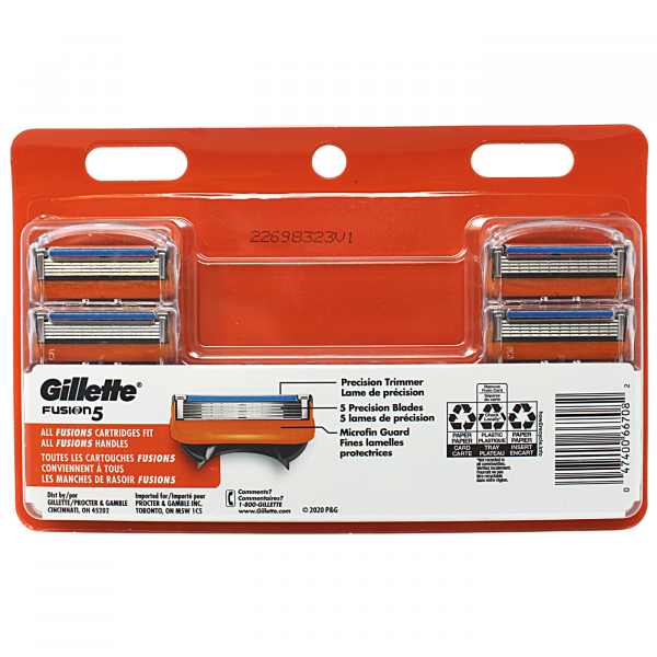Gillette Fusion5 12carts Carded/3