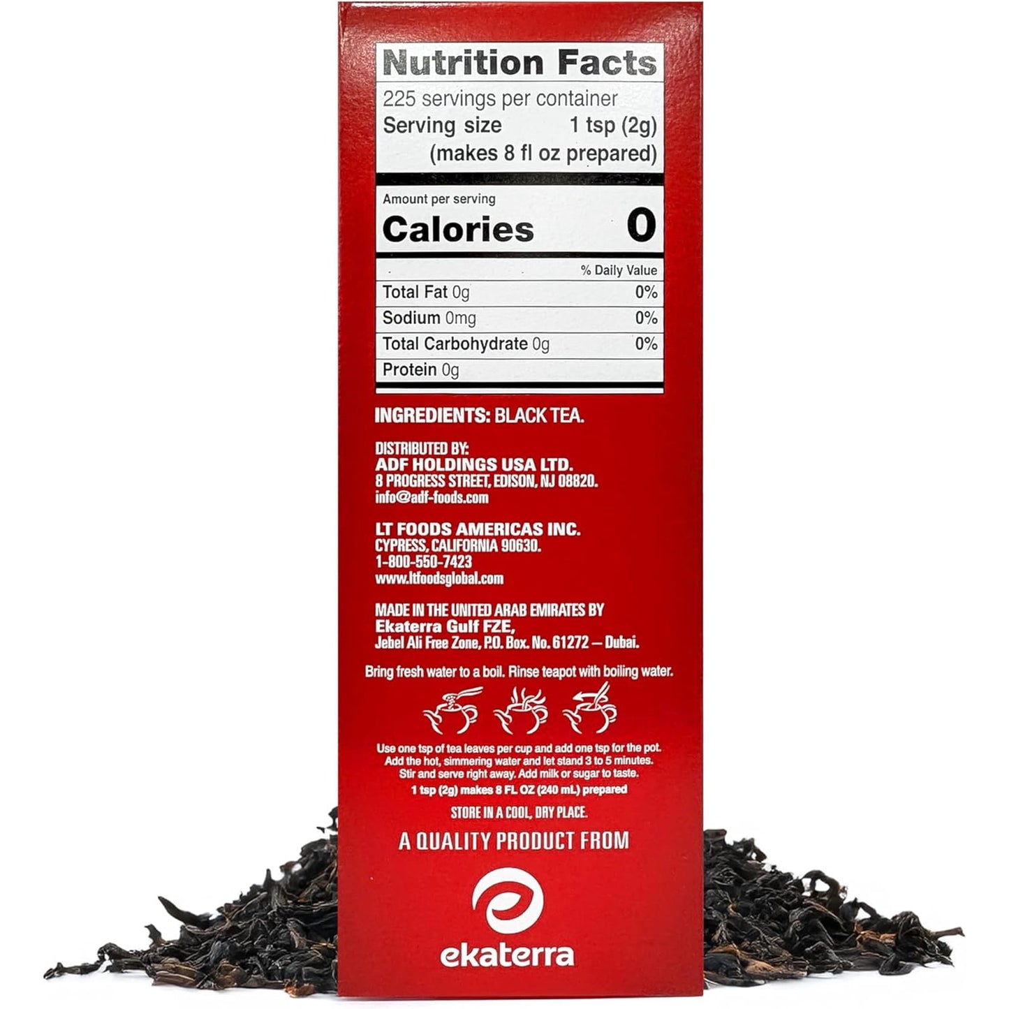 Brooke Bond Red Label Black Tea 450g – Premium Loose Leaf Black Tea for Strong Chai | Rich Taste & Aroma | Everyday Tea Pack