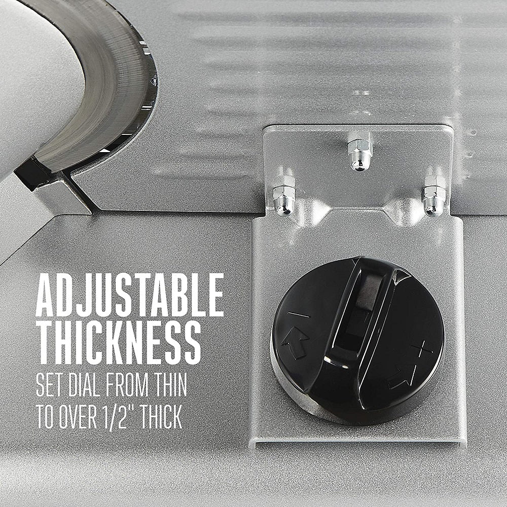 Weston 7.5-Inch Stainless Steel Meat/Food Slicer (83-0750-W)