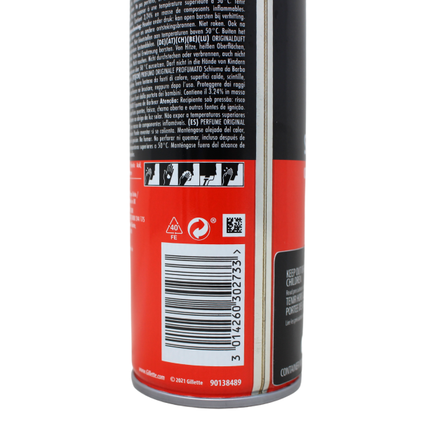 Gillette Foamy 300ml Regular/6