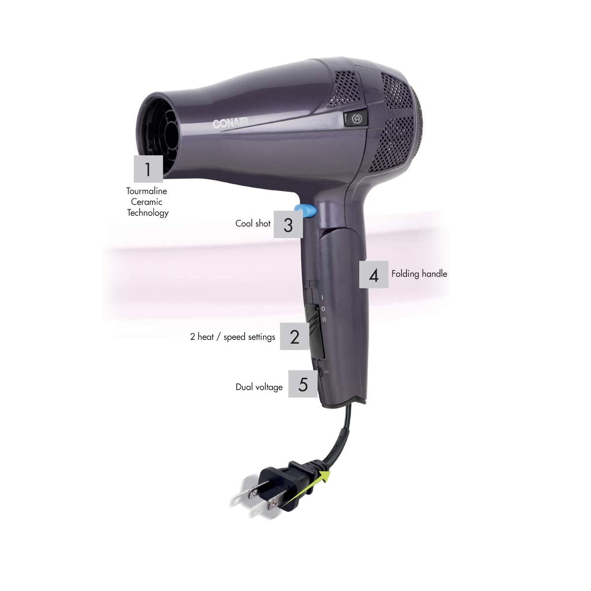 Conair Mobile Styler 1875W Hair Dryer (SCUF) 289RNC