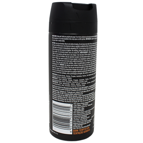 Axe Spray 150ml Dark Temptation/6 S