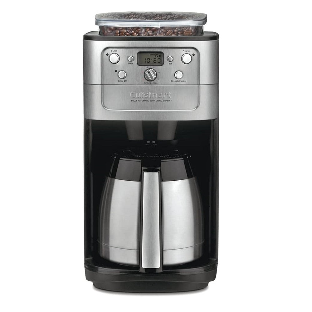 Cuisinart DGB-900BC Grind & Brew Thermal 12-Cup Automatic Coffeemaker, Brushed Stainless/Black (SCUF)