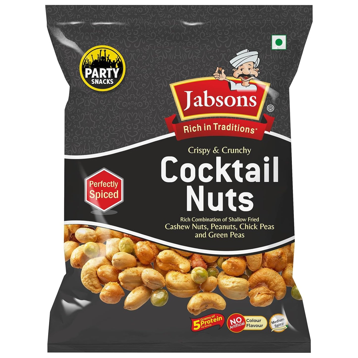 Jabsons Cocktail Nuts - 24 X 120G