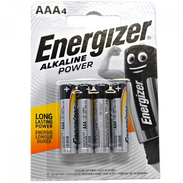 ENERGIZER ALKALINE BATTERY AAA-4/12 ()