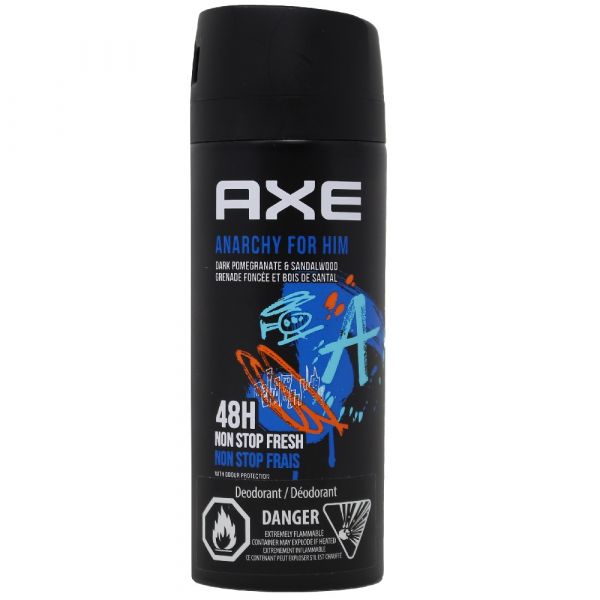 Axe Spray 150ml Anarchy Him/6