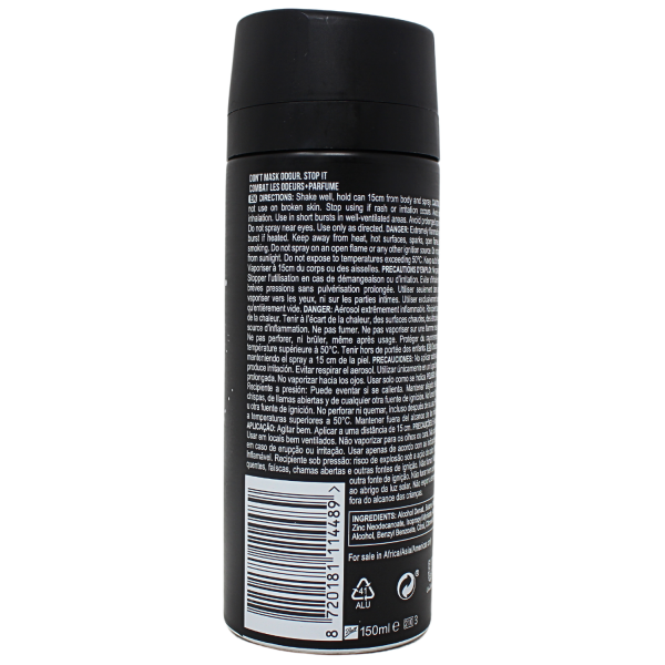 Axe Spray 150ml Black/6