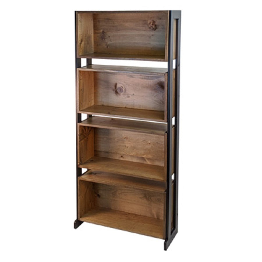 Handcrafted MODE Bookcase Authentic Canadian Made Rustic Pine Furniture