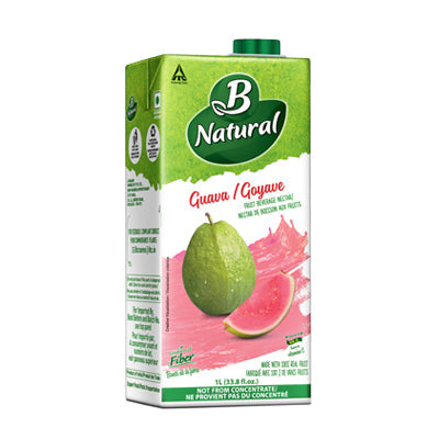 B Natural Guava - 12 X 1 ltr