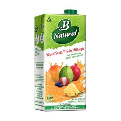 B Natural Mix Fruit - 12 X 1 ltr
