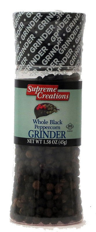 Black Peppercorns With Grinder 1.58 Oz