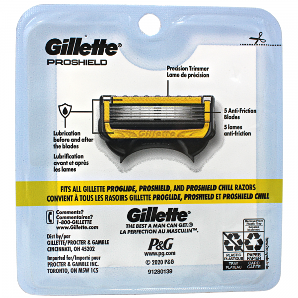 Gillette Fusion Proshield 4carts/3