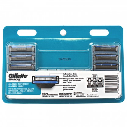 Gillette Mach 3 15carts Carded/3