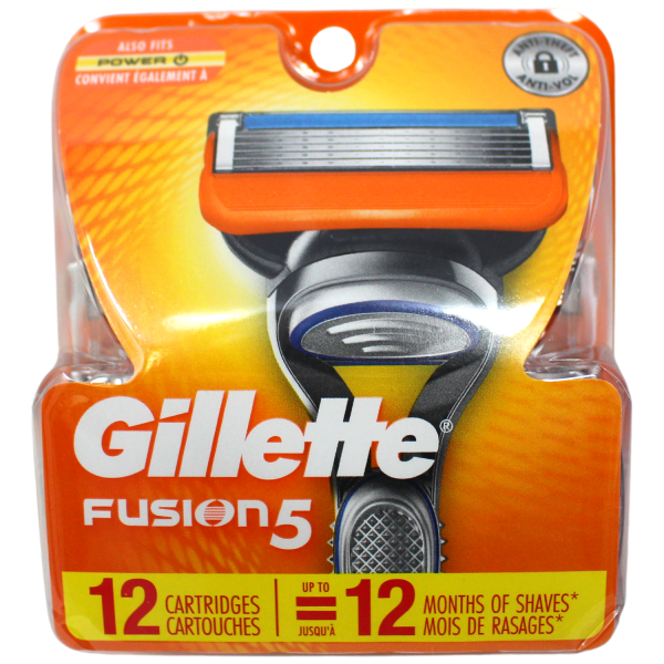 Gillette Fusion5 12carts/36