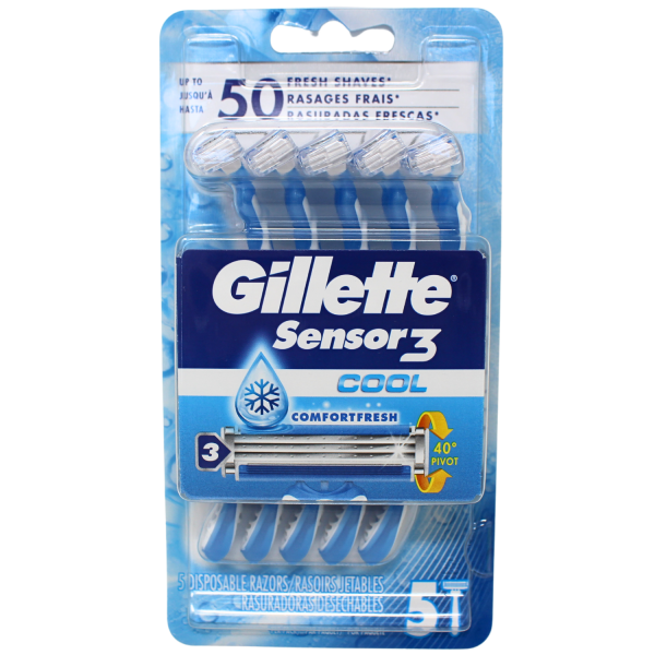 Gillette Sensor Cool 5ct (B) /12