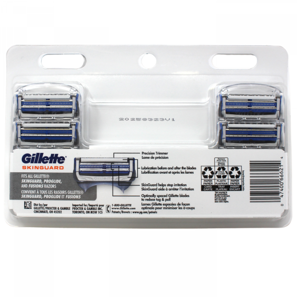 Gillette Skin Guard 8carts Carded/3