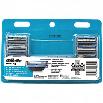 Gillette Mach 3 12carts Carded/3
