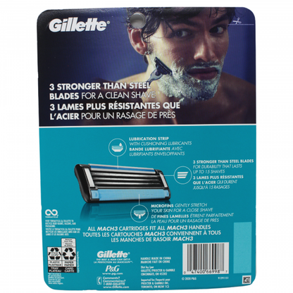 Gillette Mach 3 1rzr+10carts/3