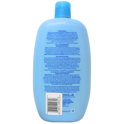 Johnsons Baby Bath 828ml Bubble/12