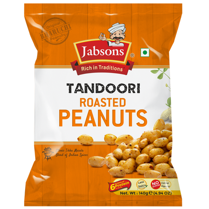 Jabsons Peanuts Tandoori  - 24 X 140G