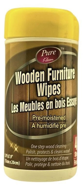 PURE KLEEN FURNITURE WIPES 45 -SHEETS X 12