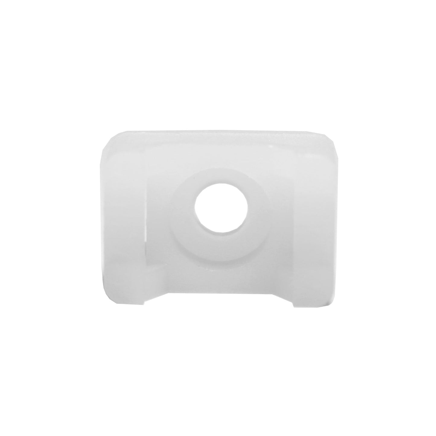 QualGear® CM2-W-100-P Cable Tie Mount, White