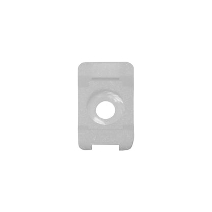 QualGear® CM2-W-100-P Cable Tie Mount, White
