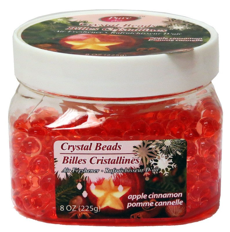 PURE KLEEN CRYSTAL BEADS AIR FRESHNER-APPLE CINNMN 225g..