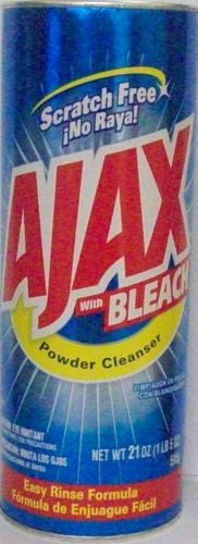 AJAX POWDER CLEANSER WITH BLEACH 21OZ(9595G)