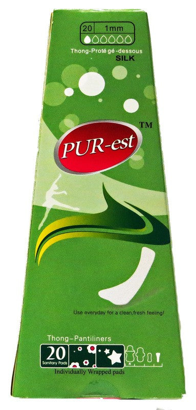 PUREST FRESH DRY FILM THONG PANTILINERS 20'S