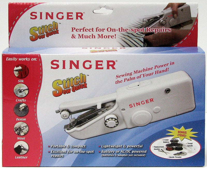 Singer Handheld Sew Machine SINGER STITCH SEW QUICK-HAND HELD SEWING MACHINE – MSAA GROUP INC