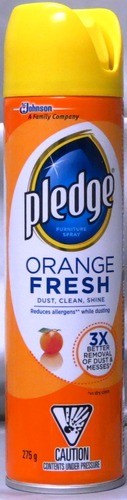 PLEDGE FURNITURE SPRAY ORANGE FRESH 275G ..