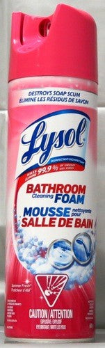 LYSOL BATHROOM CLEANER SUMMER FRESH AEROSOL 680G