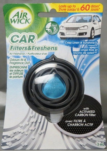 AIR WICK CAR FILTERS & FRESHENS CRISP LINEN & SUNSHINE ..