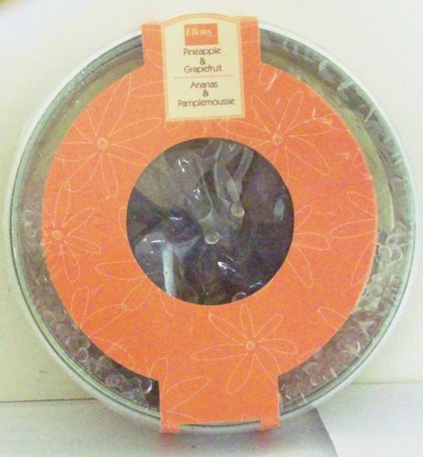 ELLORA CRYSTALS WITH SCENTED OIL-PINEAPPLE & GRAPEFRUIT