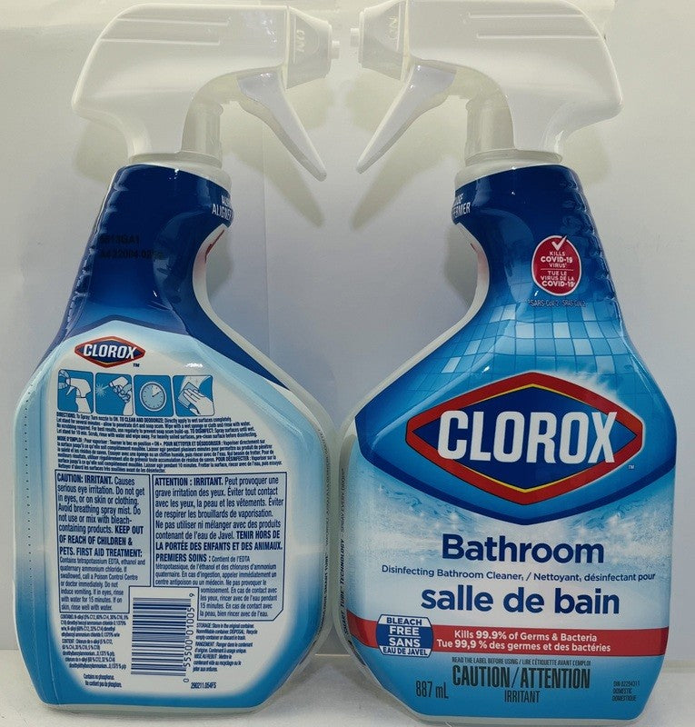 CLOROX DISF BATHROOM CLEANER TRIGGER 887ml