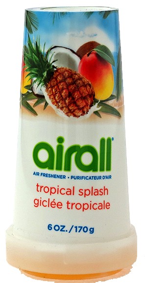 AIRALL AIR FRESHENER TROPICAL SPLASH 6OZ 170G