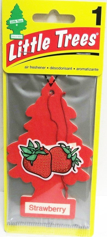 LITTLE TREE CAR AIR FRESHENER STRAWBERRY