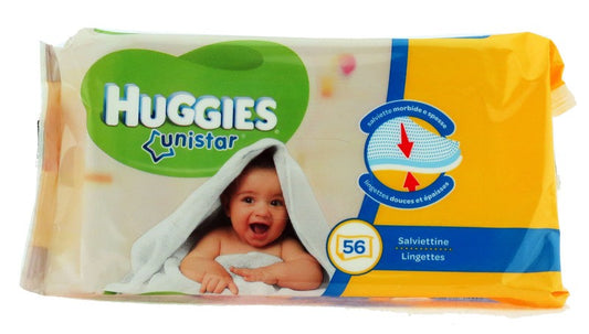 HUGGIES BABY WIPES UNISTAR 56 CT