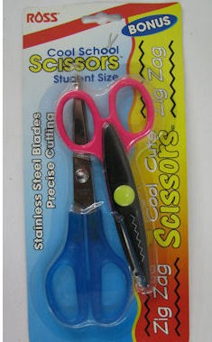 ROSS SCISSOR 2PK ( ZIG ZIG & REG )