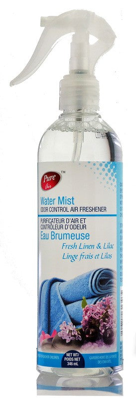 PURE AIR ODOR CONTROL WATER MIST SPRAY FRESH LINEN & LILAC 346ml