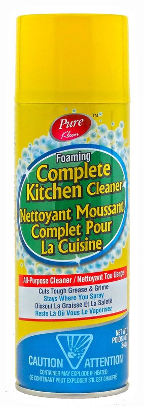 PURE KLEEN FOAMING KITCHEN CLEANER 340g X 12