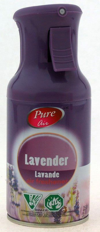 PURE AIR TRIGGER SPRAY FRESHENER LAVENDER 250ml X 12