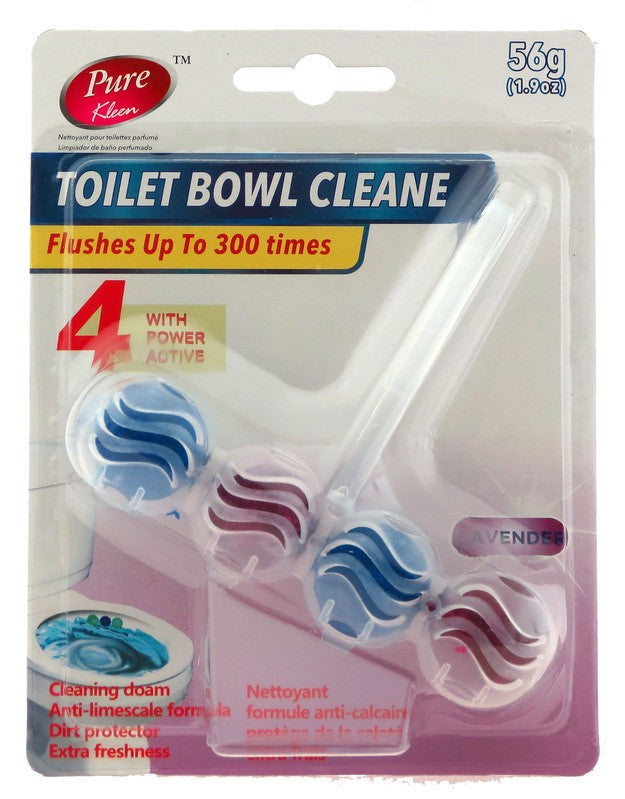 PURE KLEEN TOILET BOWL CLEANER PDQ LAVENDER 56g X 24