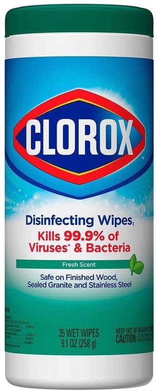 CLOROX WIPES FRESH SCENT 35CT