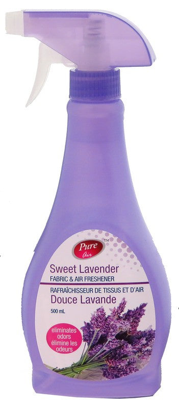 PURE AIR FABRIC & AIR FRESHENER SWEET LAVENDER 500ml X 12