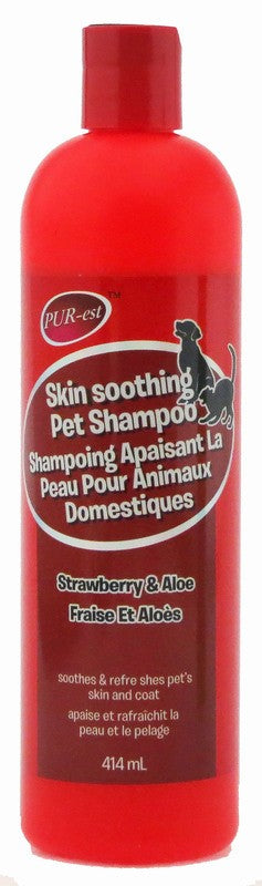 PUREST SKIN SOOTHING PET SHAMPOO STRAWBERRY & ALOE 414ml X 12