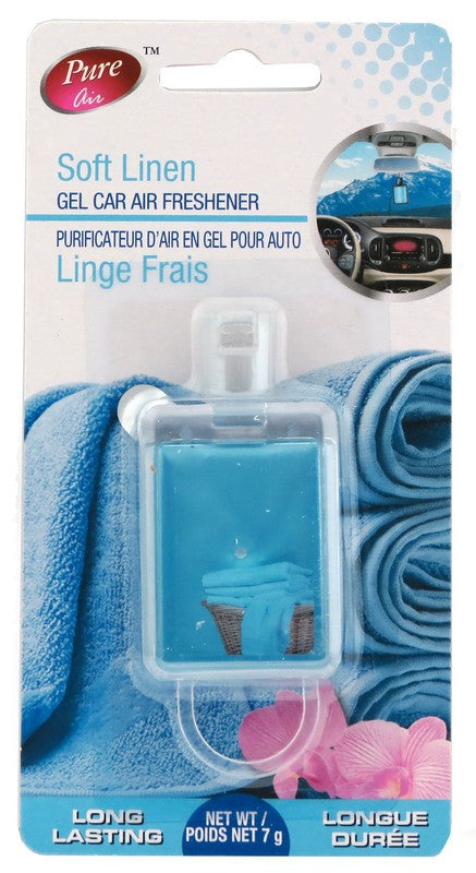 PURE AIR GEL CAR AIR FRESHENER SOFT LINEN 7g X 48